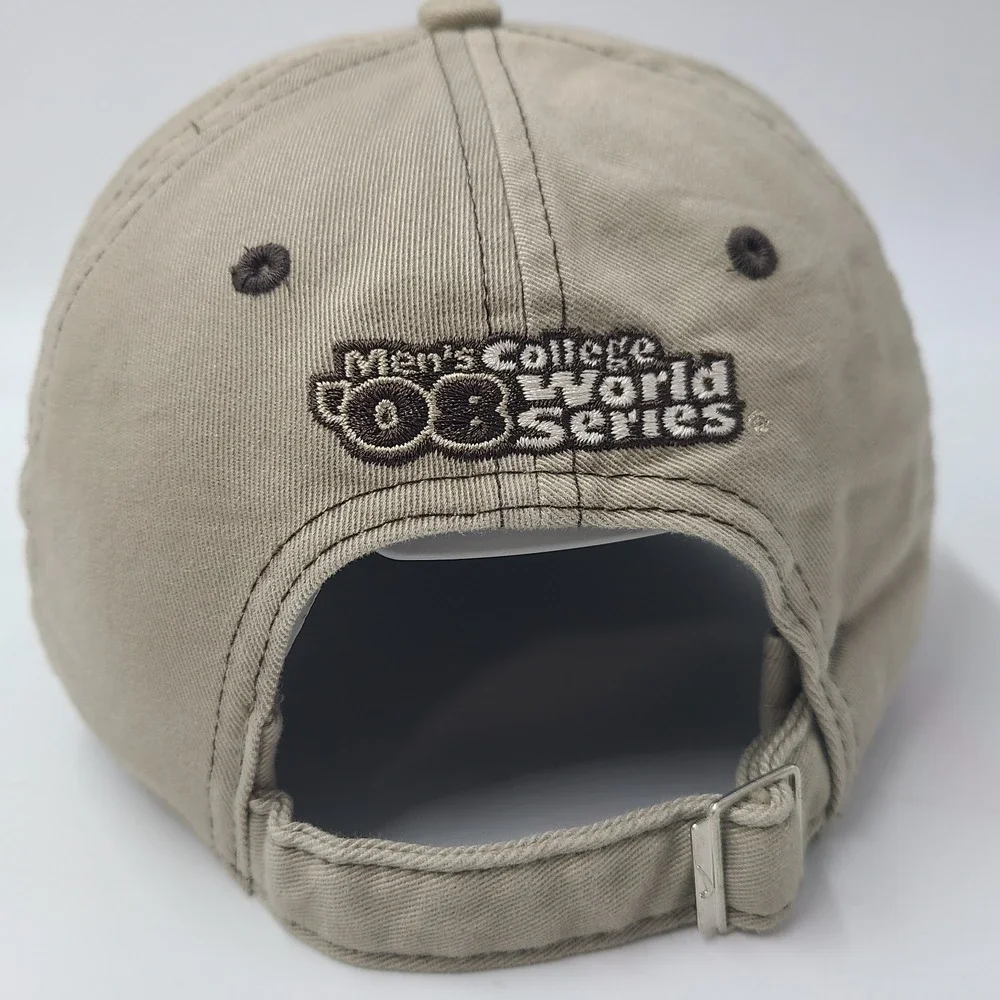 LSU Tigers Hat Nike Strapback‎ 2008 College World Series Beige Men NCAA Baseball